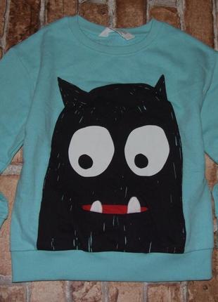 Кофта мальчику свитшот h&m 5 - 6 лет 5