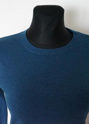 Нереально мягкая кофта, темно-бирюзовый свитер, джемпер5 фото