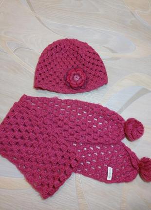 Теплые шапка и шарфик