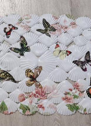 Антиковзаючий килимок "метелики"