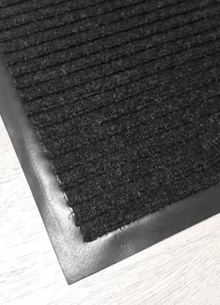 Придверний килимок "смуга" 60*90 см брудозахисний на гумовій основі5 фото