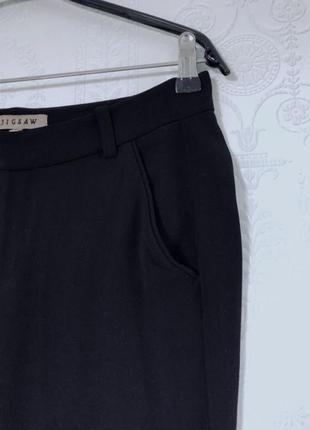 Стильні чорні брюки штани повсякденні класичні шерсть6 фото