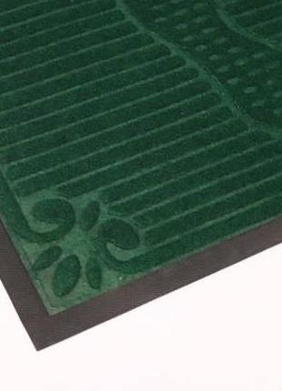 Придверні килимок з крайкою 75*45 см зелений2 фото