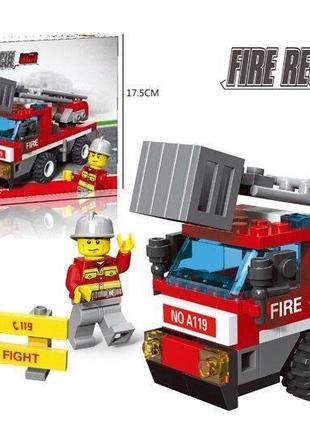 Конструктор 22028 міська пожежна машина, 126 деталей