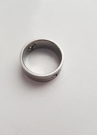 Минималистичное кольцо перстень с логотипом mercedes benz сталь3 фото