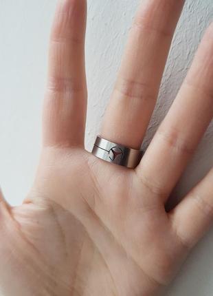 Минималистичное кольцо перстень с логотипом mercedes benz сталь4 фото