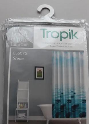 Штора для ванной stone tropik турция 180*200 см2 фото