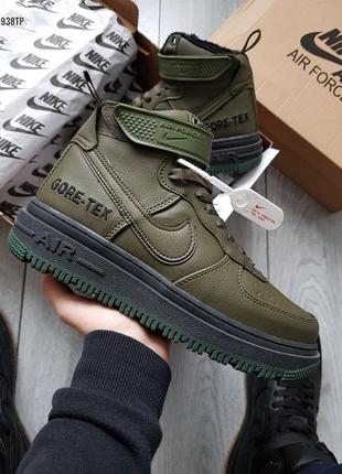 Кожаные, зимние кроссовки ботинки nike air force 1 gore-tex lunar . шкіряні, зимові кросівки черевики