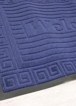 Придверні килимок 120*80см синій3 фото