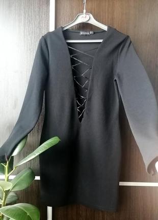 Шикарное, оригинальное чёрное платье сукня. prettylittle