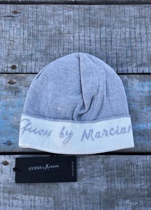 Тепла шапка вовняна guess 100% шерсть