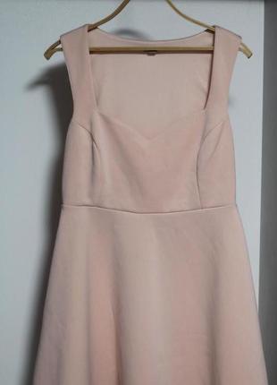 Платье asos нюдового цвета 48-50 актуальная модель5 фото