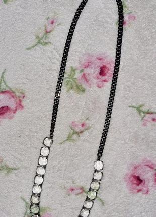 Фирменное стильное колье ожерелье крупные звенья