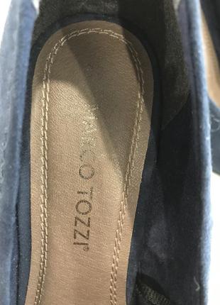 Замшеві туфлі фірми marco tozzi.5 фото