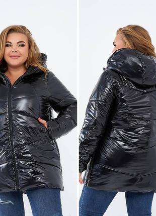 Куртка женская стеганая большие размеры3 фото
