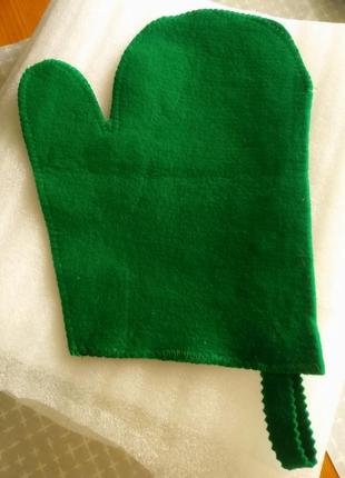 Рукавичка для лазні.