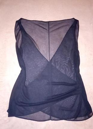 Прозора майка сітка пеньюар