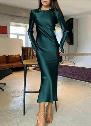 Гламурна сукня плаття міді  шовк армані1 фото