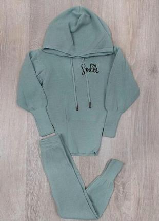 Теплый костюм для девочки  104,110,116,122 см