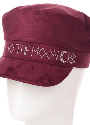 Кепка-жокейка jzh19518 бордо