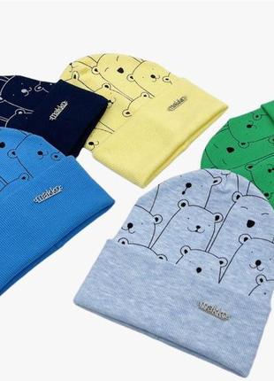 Шапка двойная  2-7 лет.