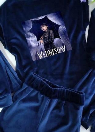 Піжама для дівчинки "венсдей" 140,146,152,158,164 см