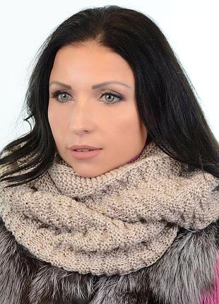 Шарф-хомут s17 hm18017 бежевий