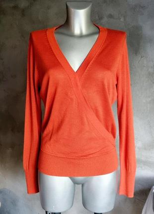 Джемпер свитер кофта итальянская оранжевая