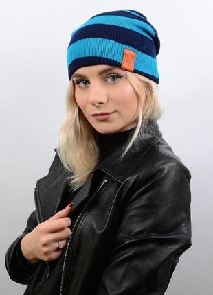 Шапка dv14001 бирюзовый