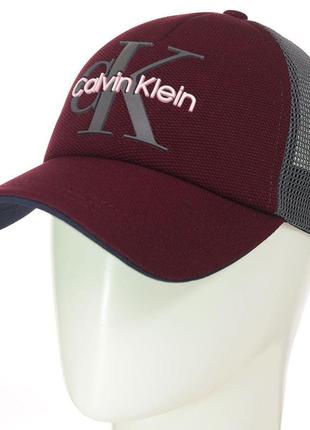 Бейсболка bsh19758 бордо-серый