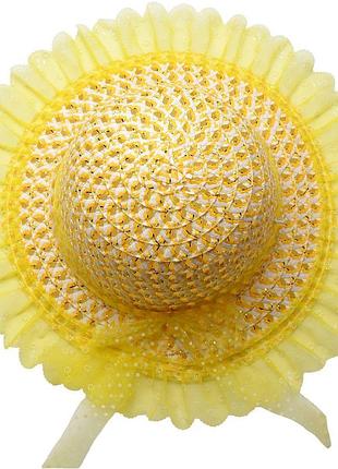 Шляпа детская pn17002 желтый