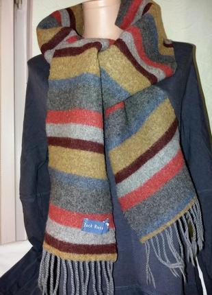 Мягчайший длинный шарф,175*20см.,jack russell.