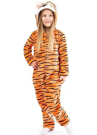 Кігурумі дитячий та підлітковий тигр помаранчевий