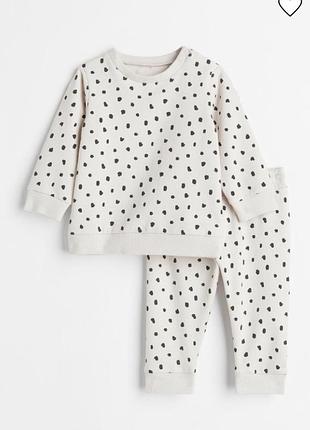 Костюм хлопковый h&amp;m р.104