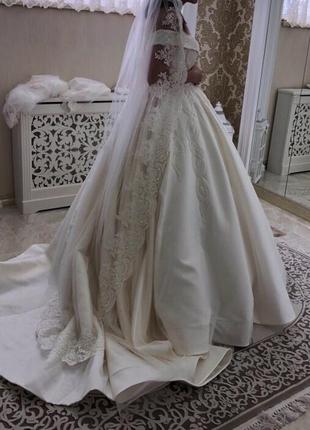 Шикарне весільне плаття 50% знижка2 фото
