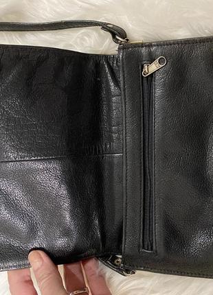 Рарітетна маленька шкіряна сумочка клатч5 фото