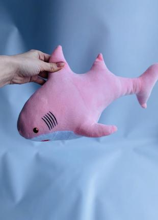 Мягкая игрушка акула с присоской 40см