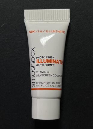 Подсвечивающий праймер для сияния кожи smashbox illuminate photo finish glow primer база под макияж3 фото