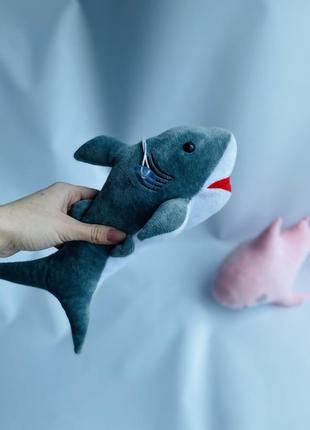 Акула мягкая игрушка на присоске 20см