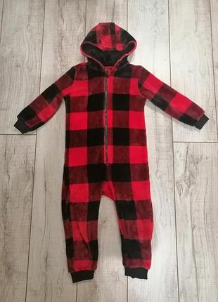 Теплая пижама/ромпер