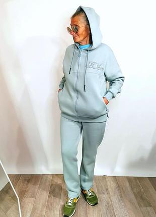 Костюм на флисе зима, турция. большие размеры