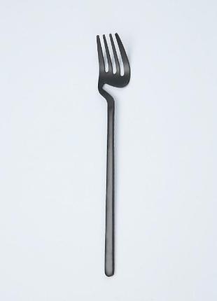 Набір столових приборів kitchen на 6 персон black3 фото