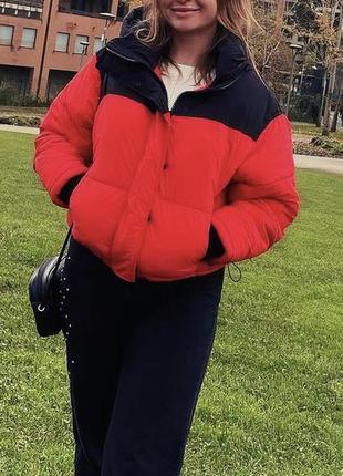 Zara куртка парка зима пуховик