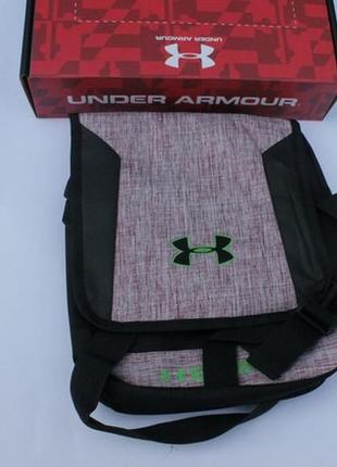 Сумка через плече under armour storm1 (сіра)8 фото