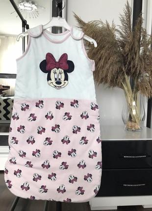 Теплый спальный мешок минни