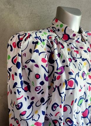 Блуза блузка винтажная сложного кроя3 фото