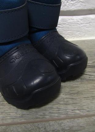 Теплые зимние ботинки сапоги decathlon quechua bibou bleu4 фото