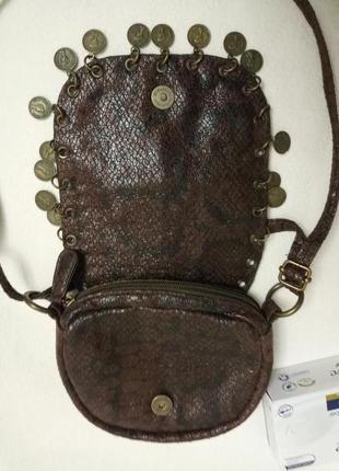 Маленька сумочка-гаманець (13x14, штучна шкіра, німеччина)4 фото
