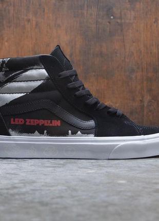 Кроссовки vans x led zeppelin men sk8-hi (black)