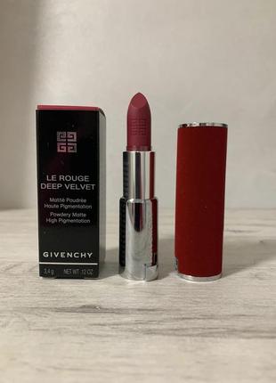 Помада для губ givenchy le rouge deep velvet 26 framboise velours3 фото